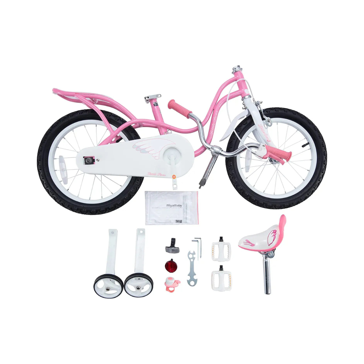 Royal Baby Little Swan Pink Bicycle for Girls image 6 