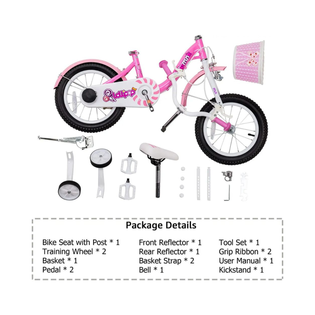 Royal Baby Chipmunk Lollipop Bicycle for Girls image       7